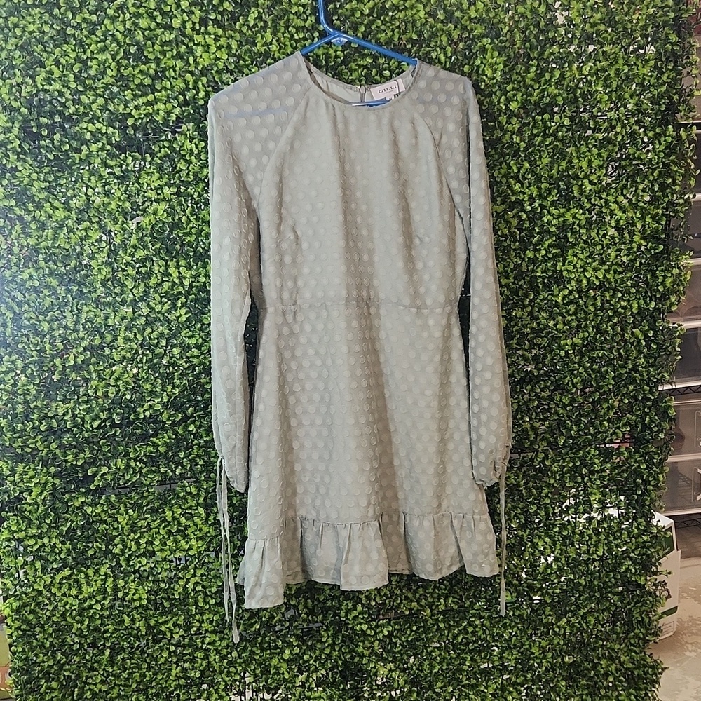 Gilli Green Midi Dress Aize Medium